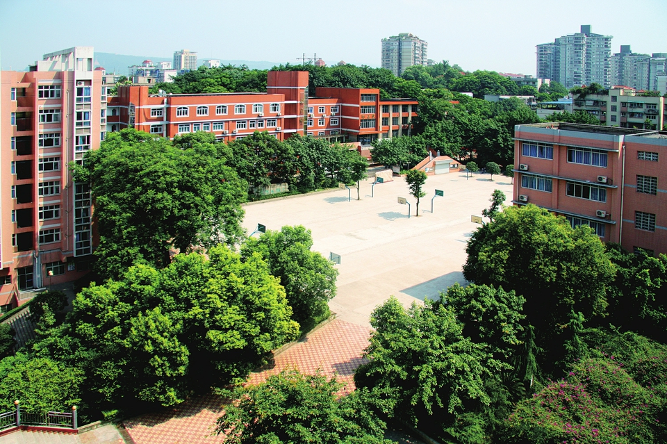 重庆朝阳中学北校区图片